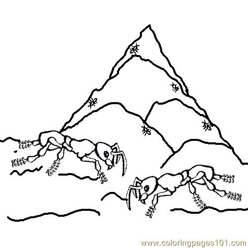 Hill coloring #2, Download drawings