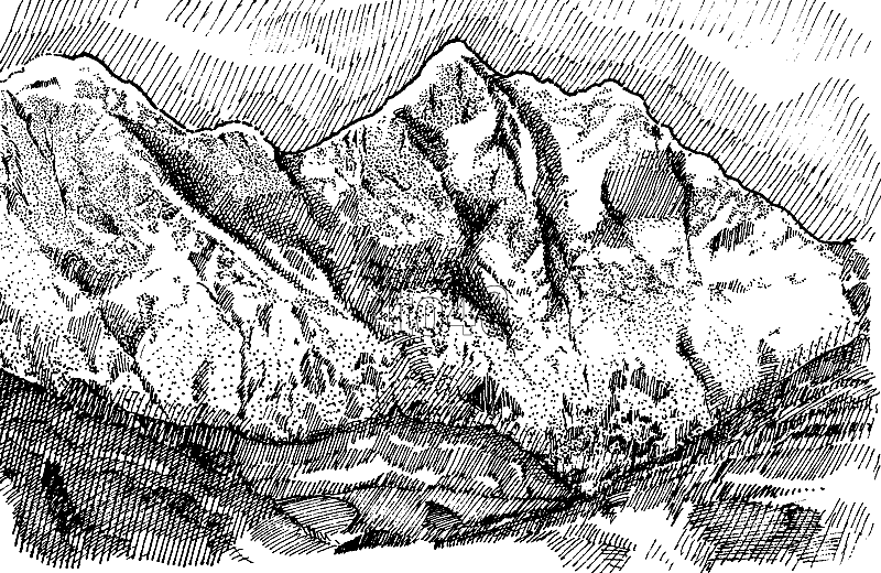 Himalaya Mountans coloring #1, Download drawings