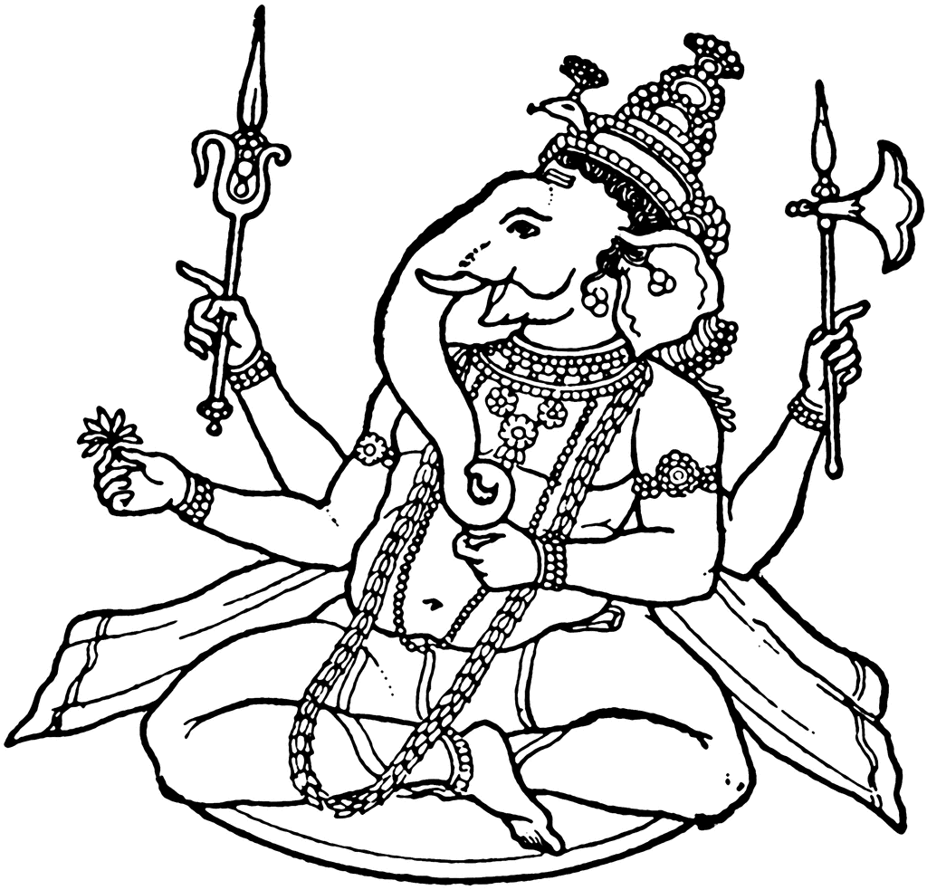 Hindu clipart #6, Download drawings