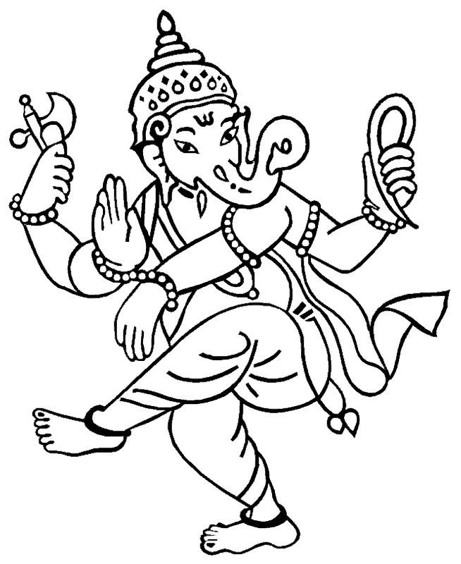 Hindu coloring #15, Download drawings
