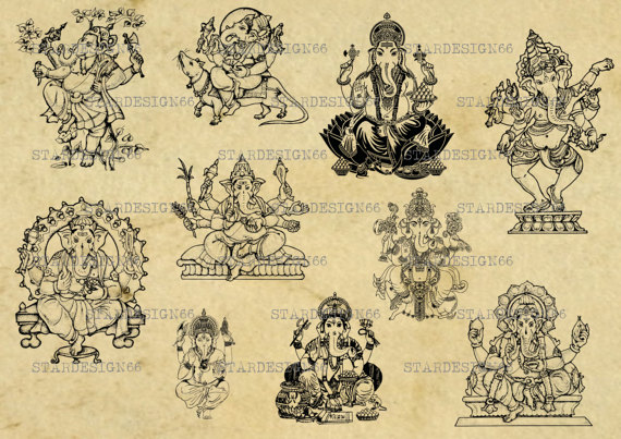 Hindu svg #11, Download drawings