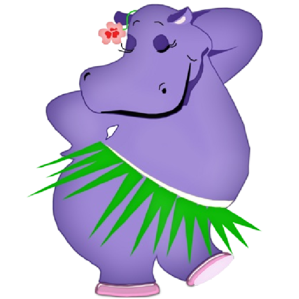 Hippo clipart #1, Download drawings