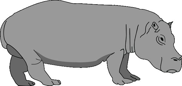 Hippo clipart #10, Download drawings