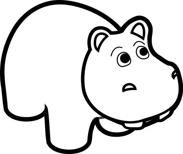 Hippo svg #4, Download drawings