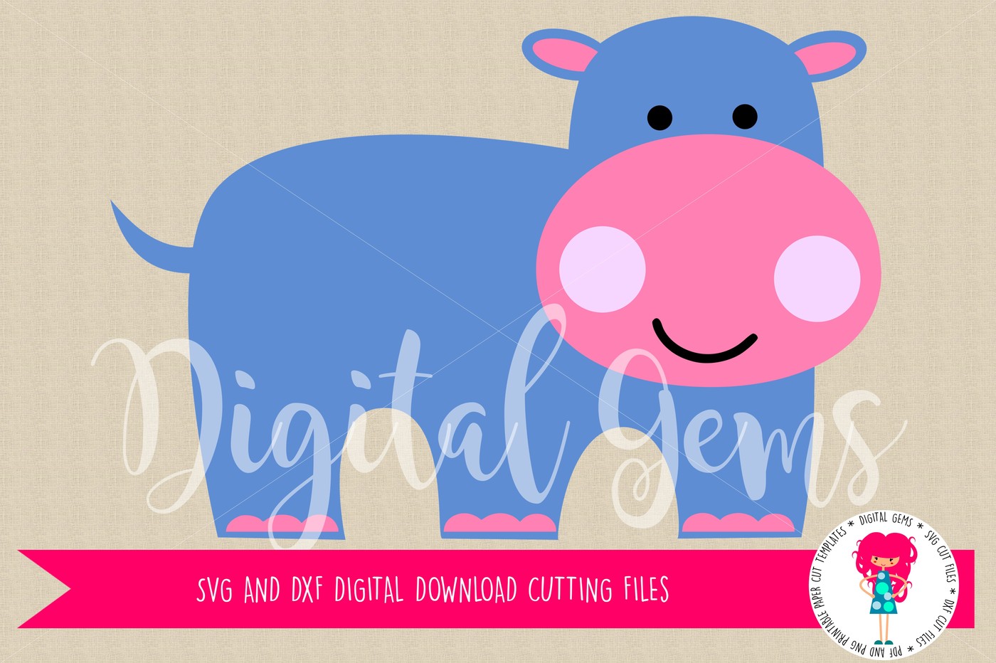 Hippo svg #2, Download drawings