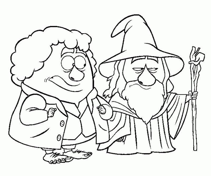 Hobbit coloring #16, Download drawings