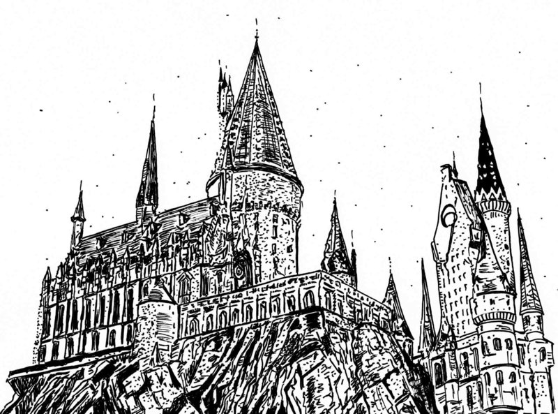Hogwarts Castle clipart #19, Download drawings