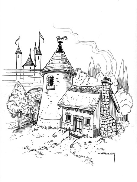 Hogwarts Castle coloring #1, Download drawings