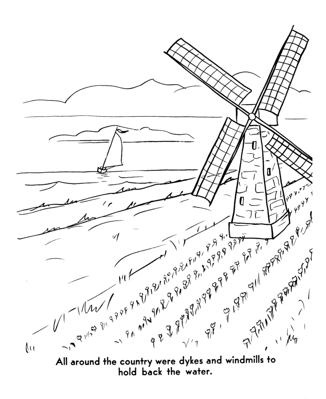 Holland coloring #18, Download drawings