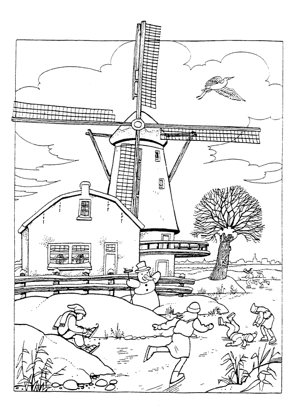 Holland coloring #19, Download drawings