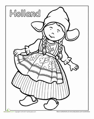 Holland coloring #13, Download drawings