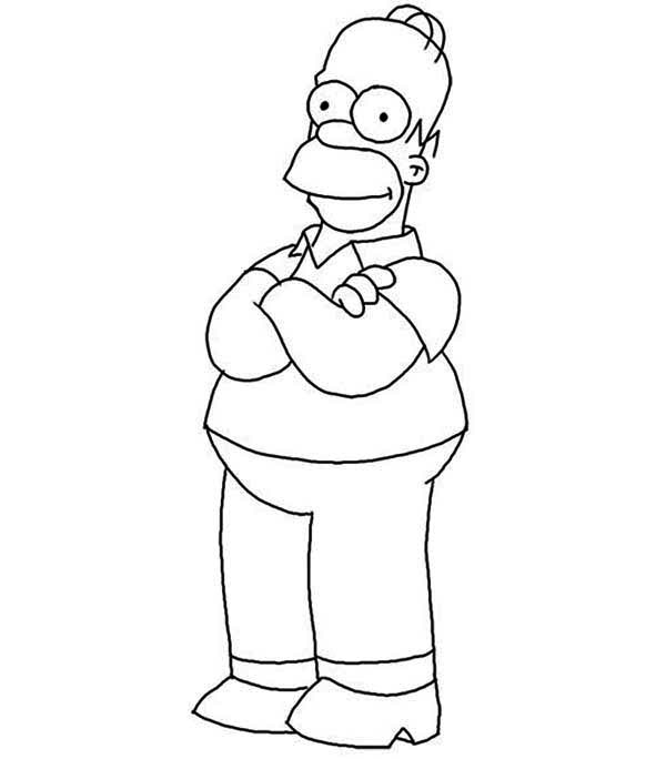 Homer Simpson coloring #13, Download drawings