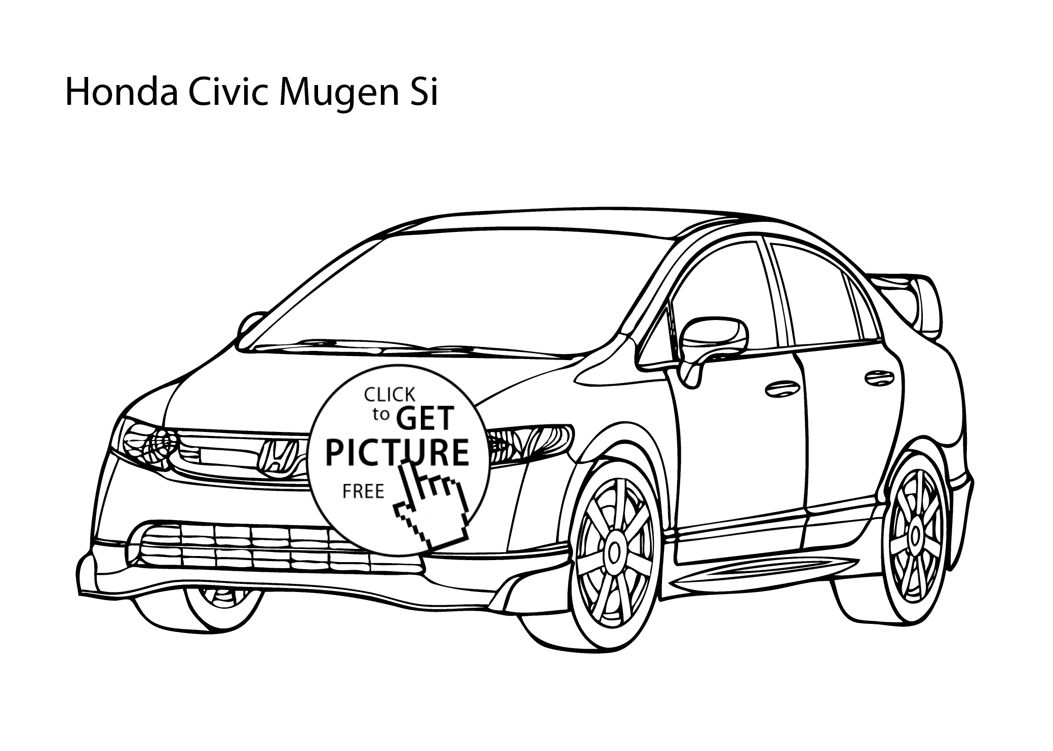 Honda coloring #14, Download drawings