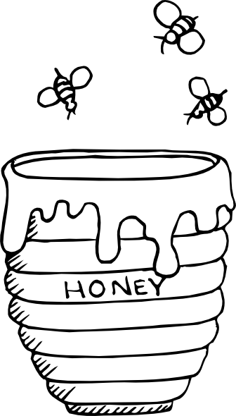 Honey coloring #20, Download drawings