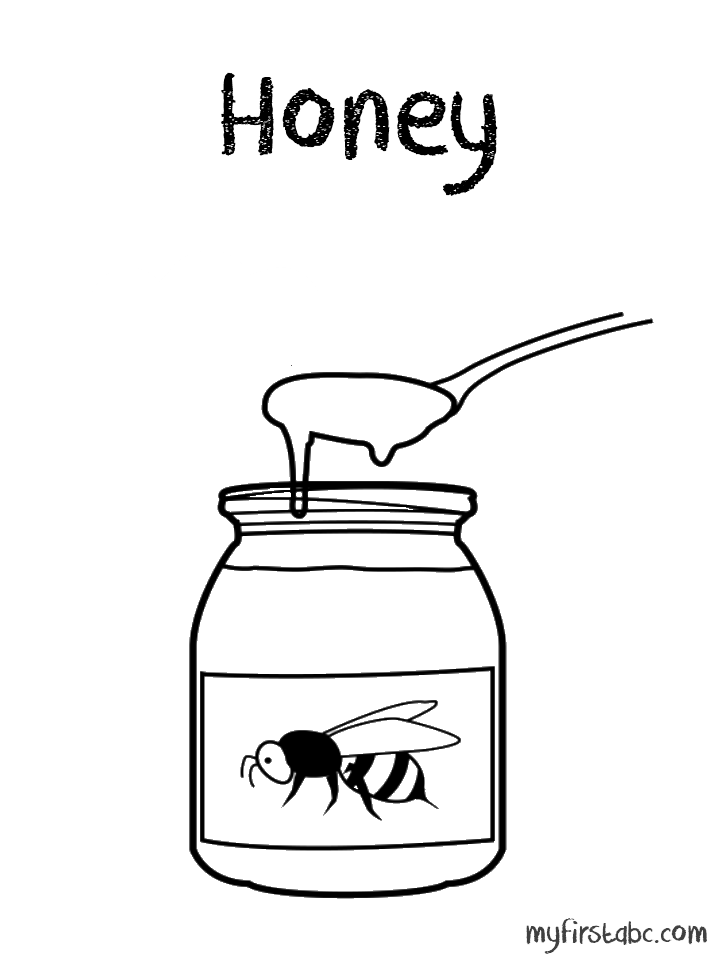 Honey coloring #16, Download drawings
