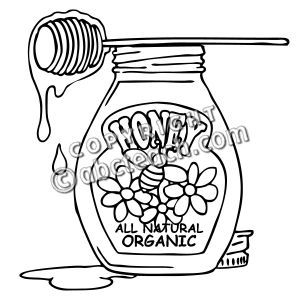 Honey coloring #15, Download drawings