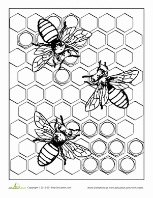 Honeycomb coloring #14, Download drawings