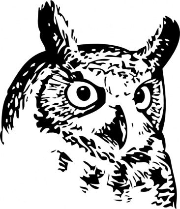 Horned Owl svg #14, Download drawings
