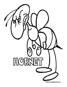 Hornet coloring #10, Download drawings