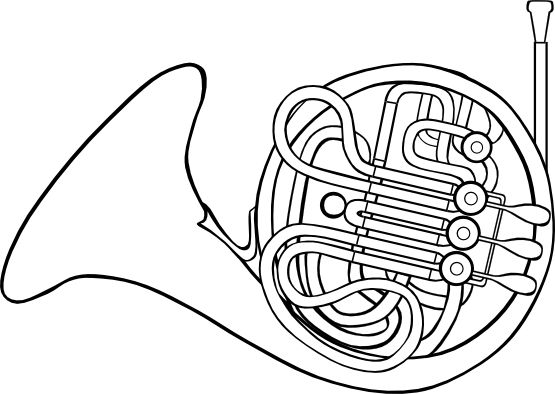 Horns coloring #12, Download drawings