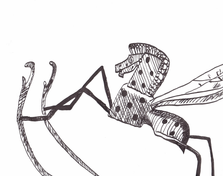 Horse-fly coloring #8, Download drawings