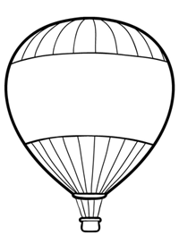 Hot Air Balloon coloring #10, Download drawings