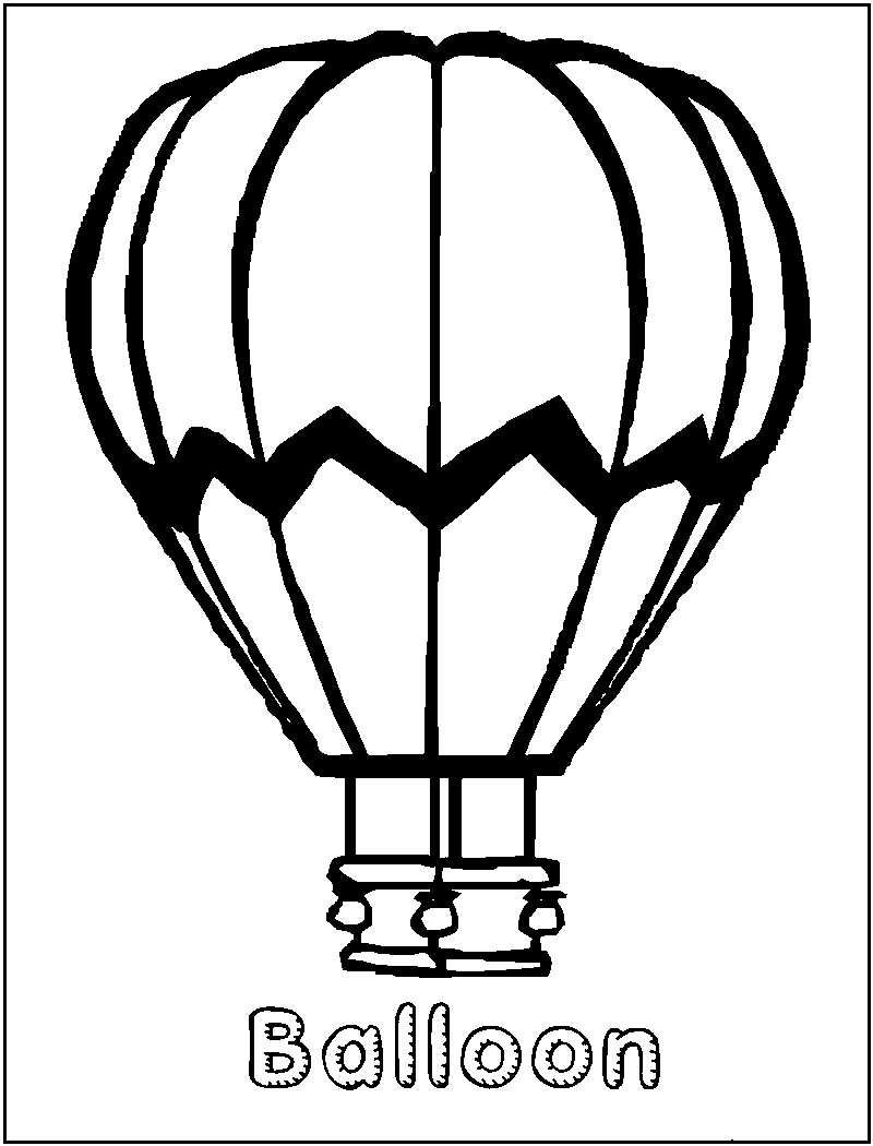 Hot Air Balloon coloring #12, Download drawings