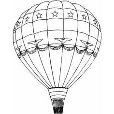 Hot Air Balloon coloring #6, Download drawings