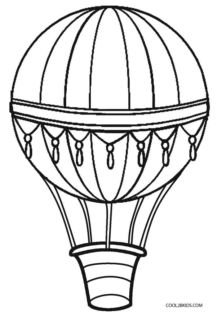 Hot Air Balloon coloring #17, Download drawings