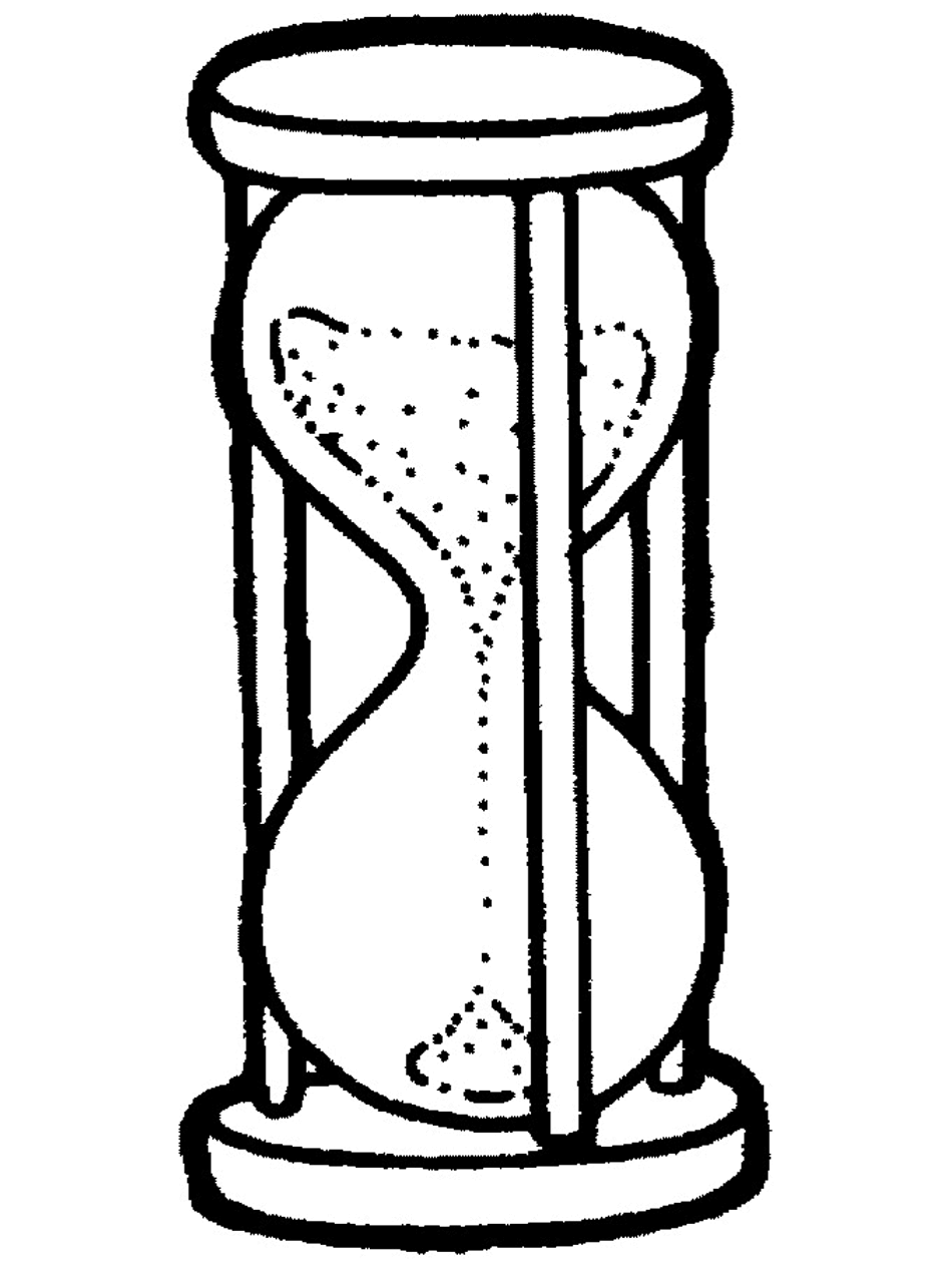 Hourglass coloring #13, Download drawings
