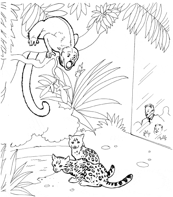 Howler Monkey coloring #14, Download drawings