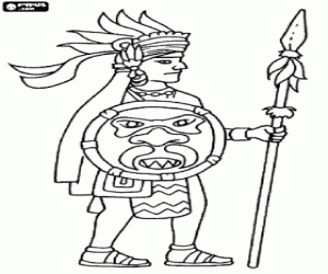 Huitzilopochtli coloring #13, Download drawings