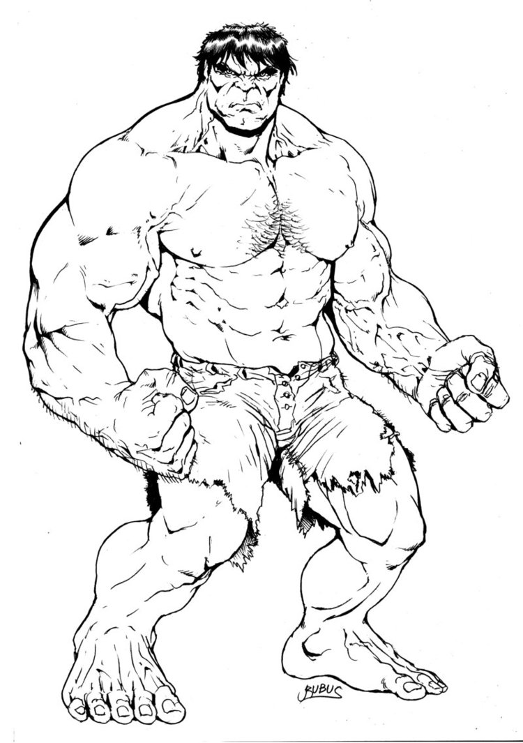 Hulk coloring #19, Download drawings