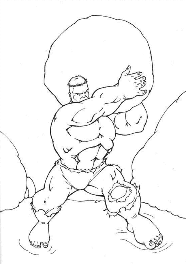 Hulk coloring #1, Download drawings