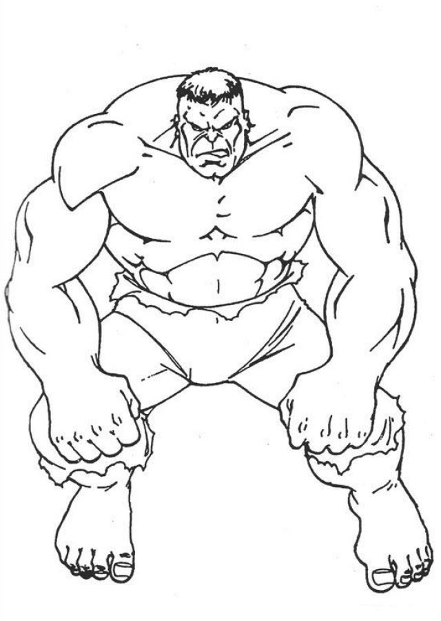 Hulk coloring #18, Download drawings