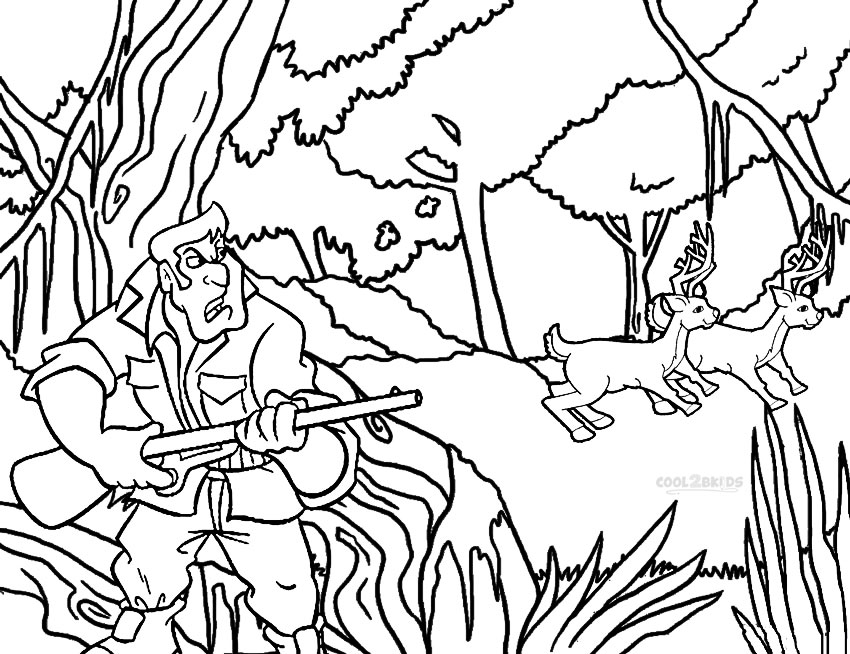 Hunting coloring #15, Download drawings
