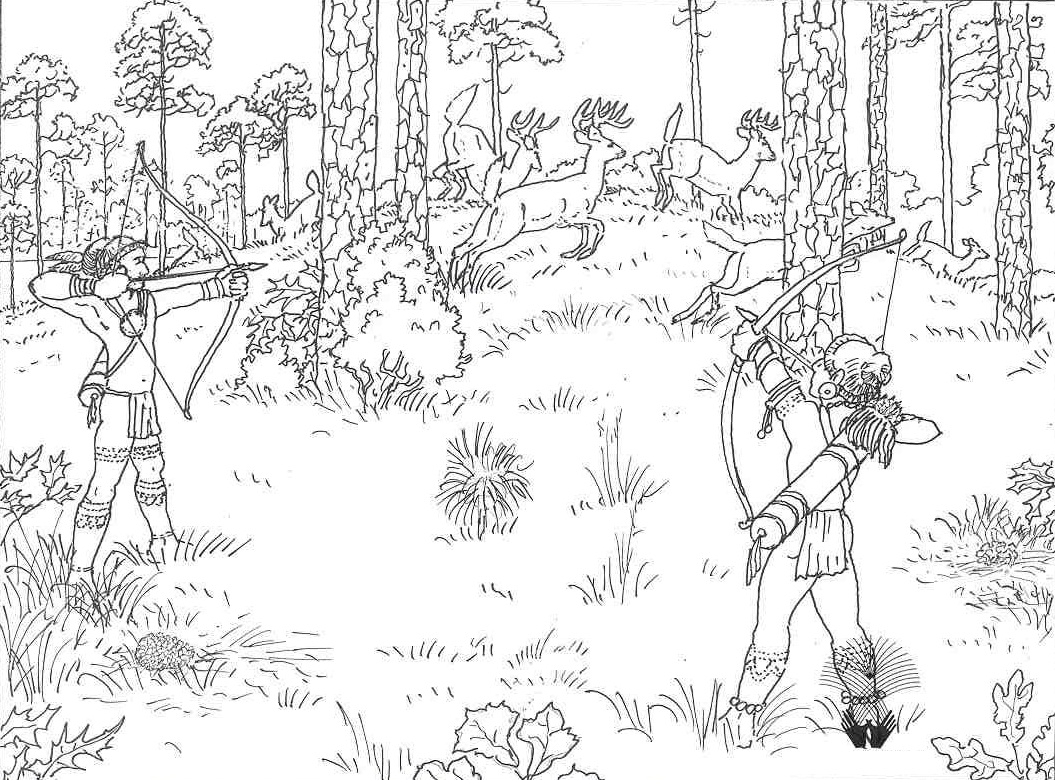 Hunting coloring #13, Download drawings