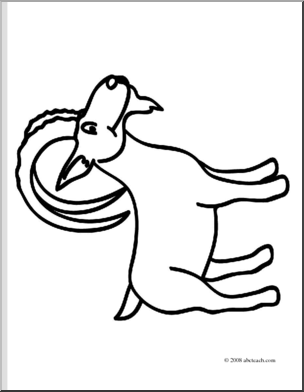 Ibex clipart #4, Download drawings