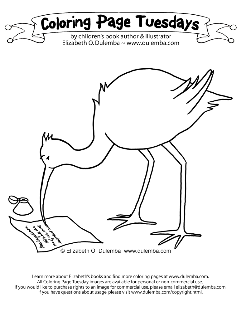 Ibis coloring #13, Download drawings