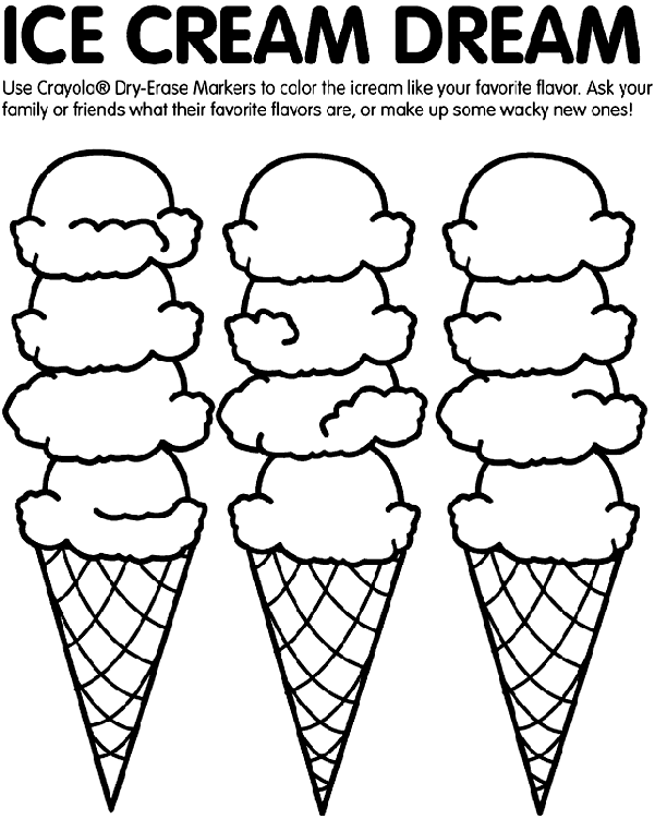 Ice Cream coloring #5, Download drawings