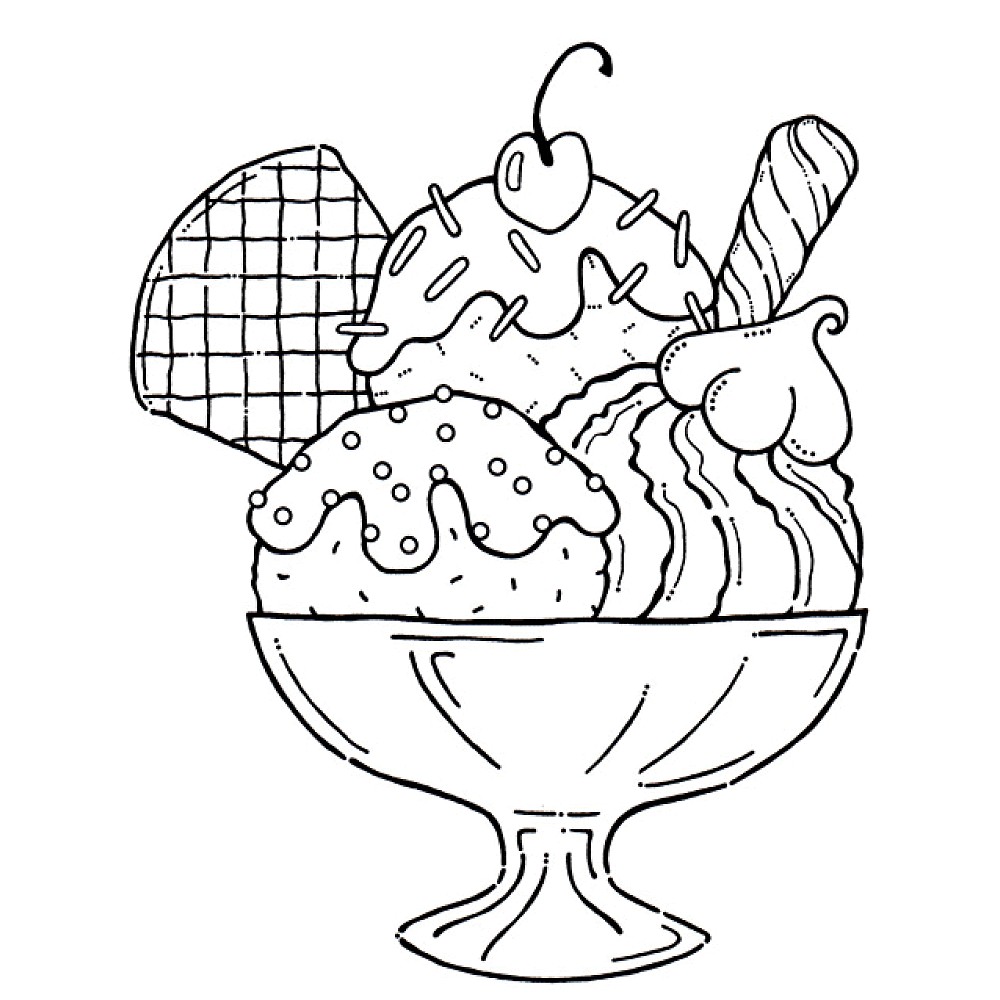 Ice Cream coloring #17, Download drawings