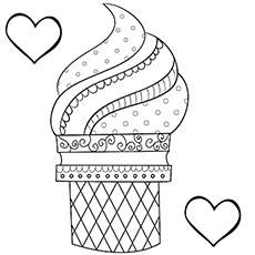 Ice Cream coloring #15, Download drawings