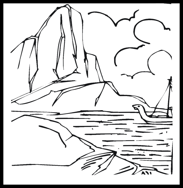 Iceberg coloring #6, Download drawings