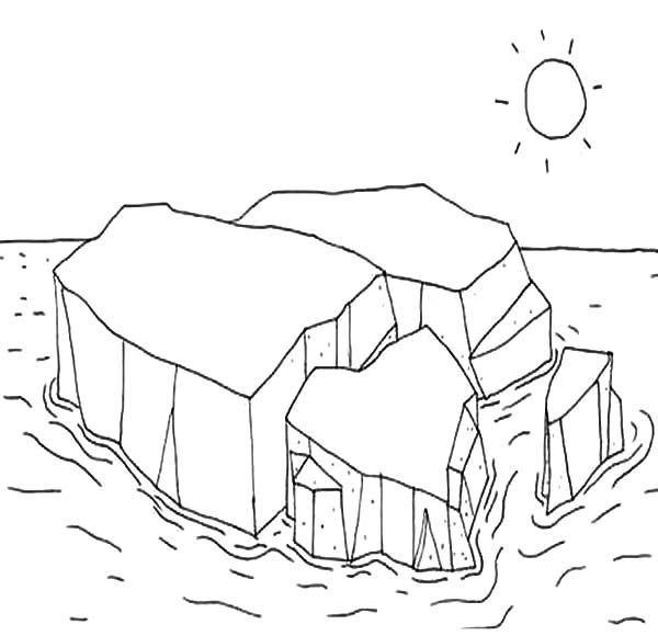 Iceberg coloring #19, Download drawings