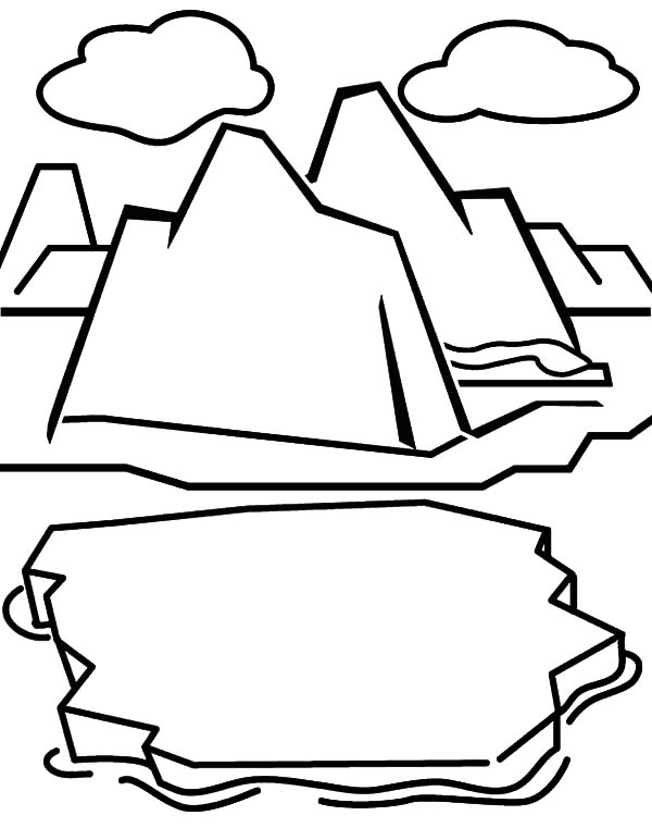 Iceberg coloring #17, Download drawings