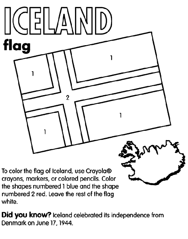 Iceland coloring #18, Download drawings