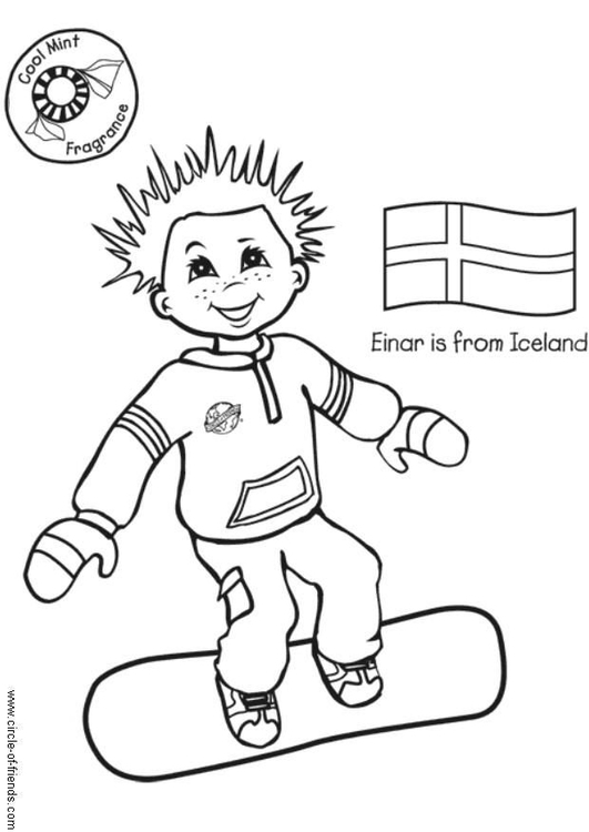 Iceland coloring #1, Download drawings