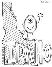 Idaho coloring #17, Download drawings