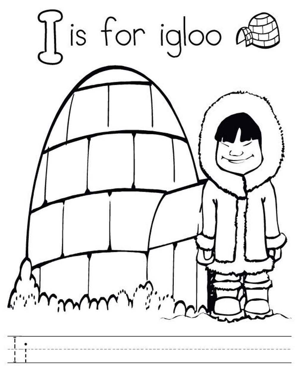 Igloo coloring #19, Download drawings
