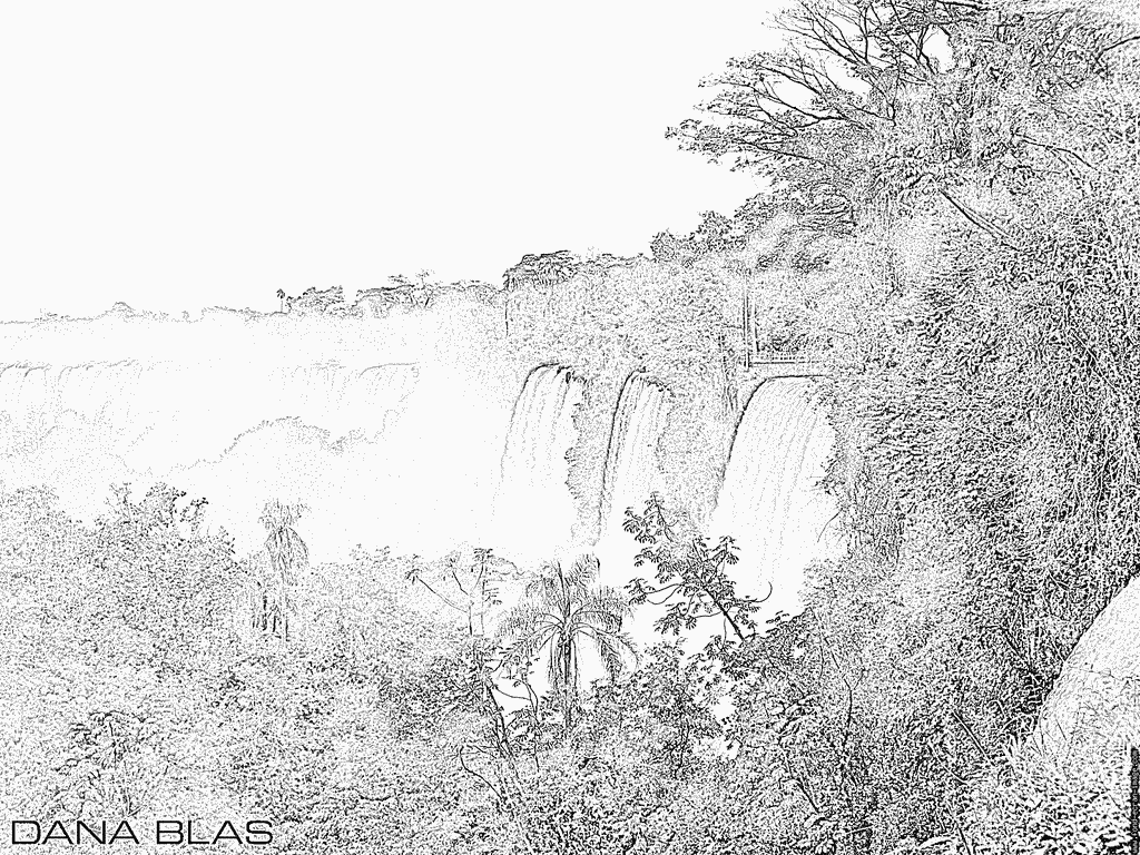 Iguazu coloring #6, Download drawings